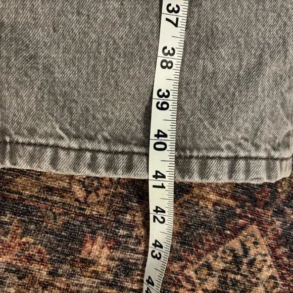 Zara High-Waisted Straight Leg Jeans - Grey Wash - Women’s Size 6 - Picture 8 of 9